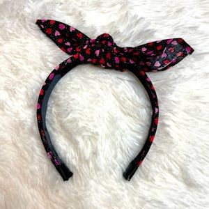 HANDMADE Heart Bow Tie Headband